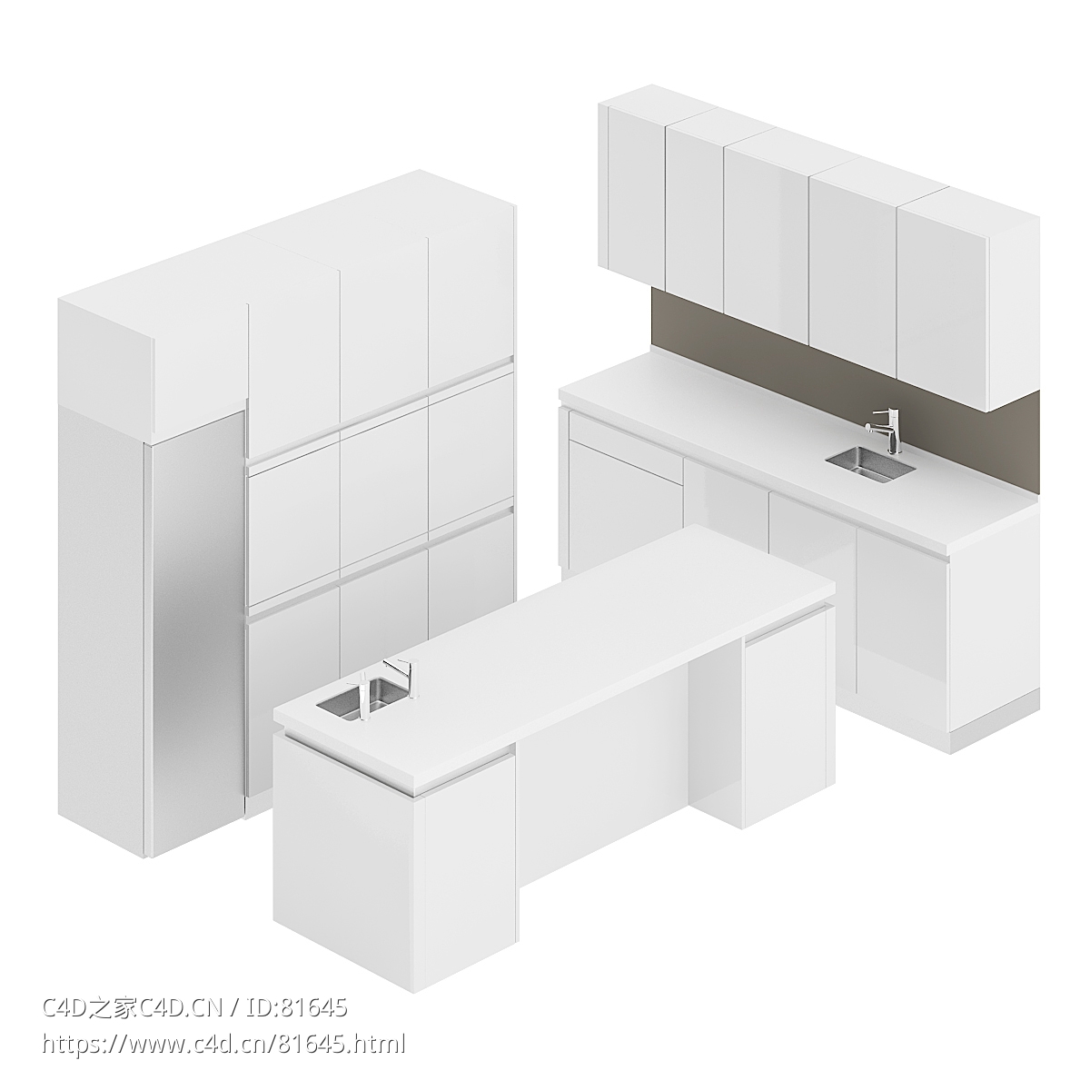 整体厨房厨柜c4d模型Kitchen cabinet - 048 - C4D之家 - 48.jpg