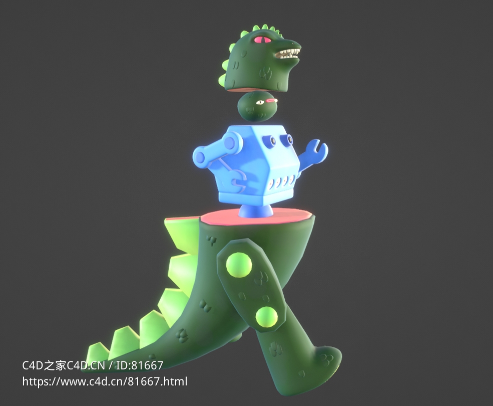 AE+Blender+C4D运动图形角色绑定动画案例视频教程Motion Design School - Motion Beast 2