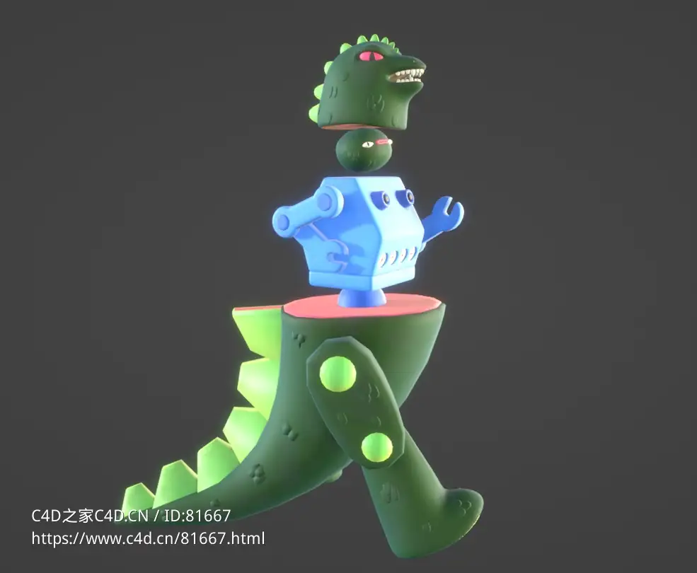 AE+Blender+C4D运动图形角色绑定动画案例视频教程Motion Design School - Motion Beast 2