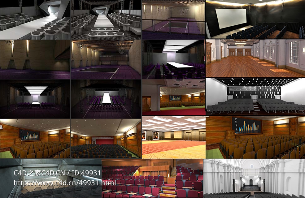 50个C4D会议会场模型预设合集 The Pixel Lab – Events and Venues Pack For C4D - C4D之家 - 221532vezm5py2707yre3m.jpg