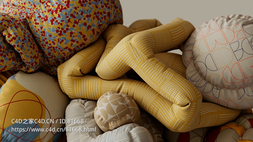 75幅现代艺术图案贴图素材Patterned Canvas Collection