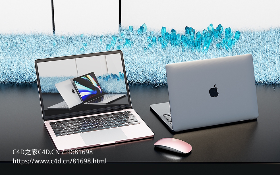 macbook苹果笔记本 - C4D之家 - 2.jpg