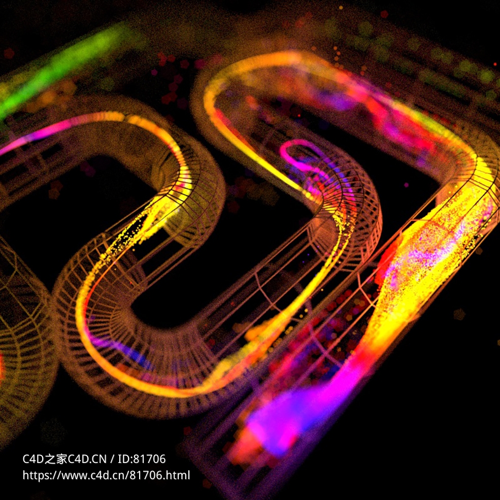 管道里的光线粒子avoid r16-r23 x-particles cycles4d - C4D之家 - 001.jpg