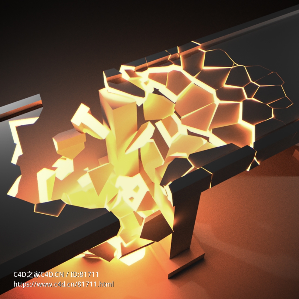 桥梁破碎Bridge Shatter R20-R21 Fields (X-Particles/Cycles 4D) - C4D之家 - 006.jpg