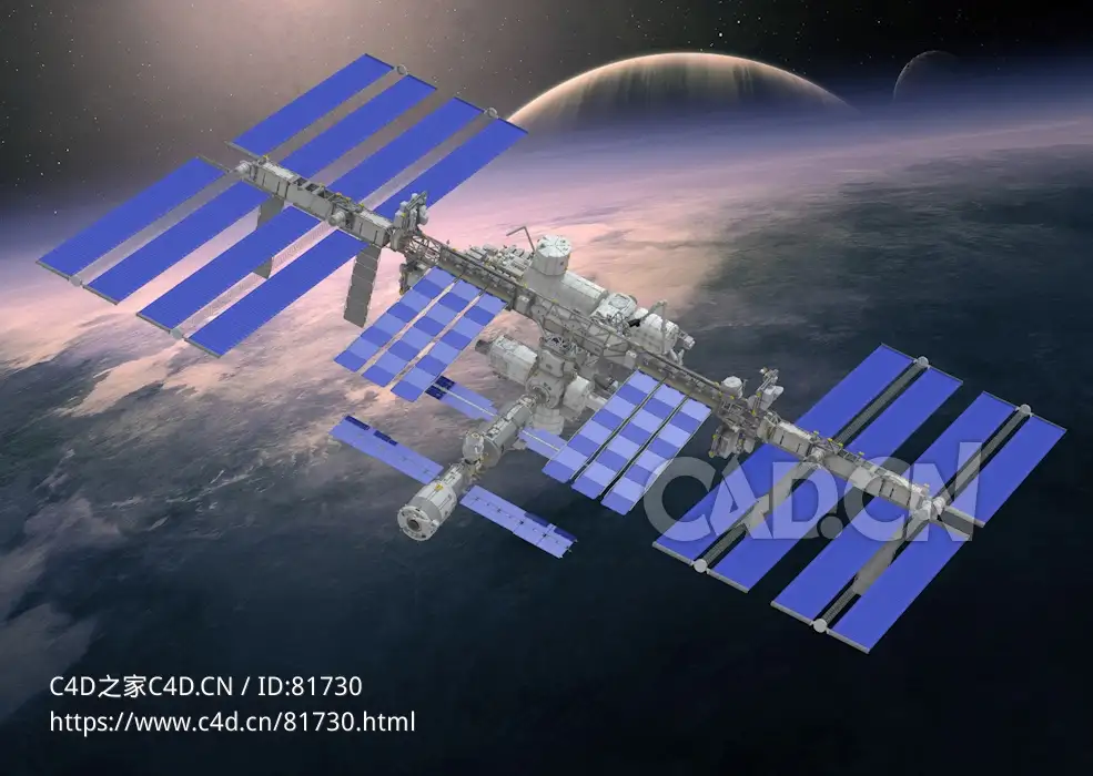 科幻太空国际空间站设备International Space Station