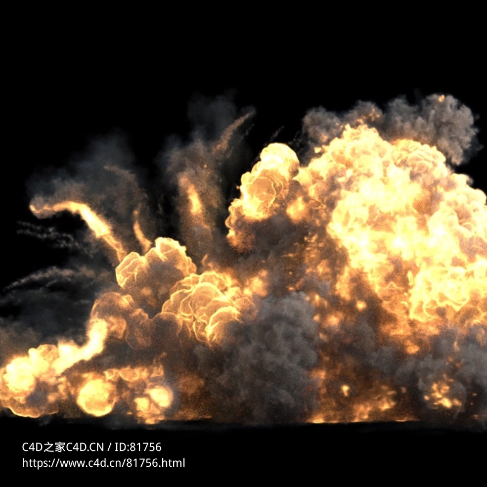 集束爆炸explosiafx cluster explosion r16-r23 x-particles cycles4d - C4D之家 - 039.jpg