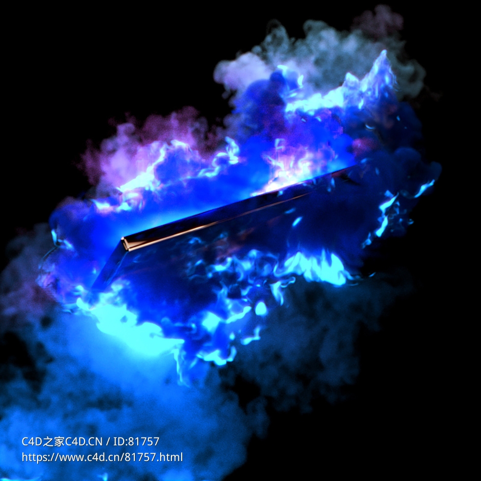 环抱的蓝色烟雾explosiafx customburn propagation r16-r23 x-particles cycles4d - C4D之家 - 040.jpg