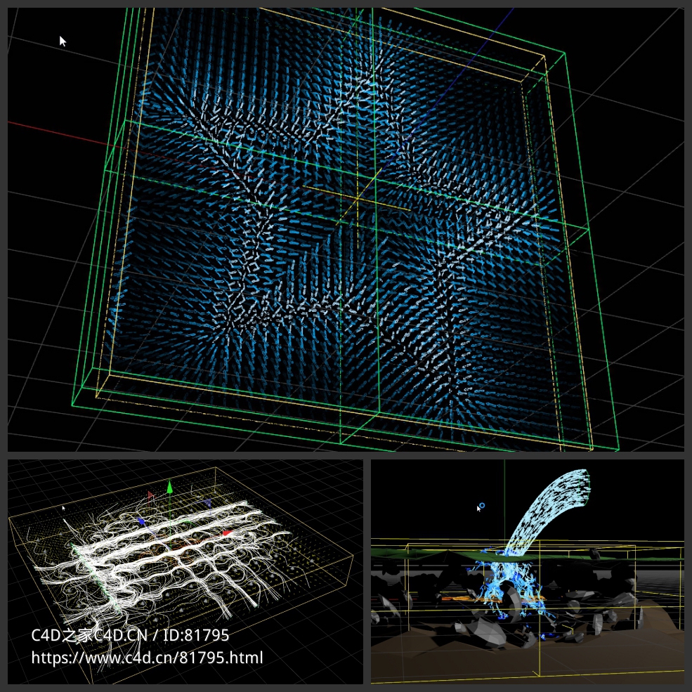 流体字母图形流体flowfield examples r16-r23 x-particles cycles4d - C4D之家 - 063.jpg