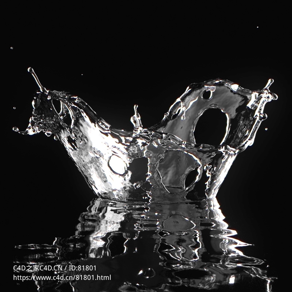 溅起的水花FluidFX Crown Splash R16-R21 (X-Particles/Cycles 4D) - C4D之家 - 069.jpg