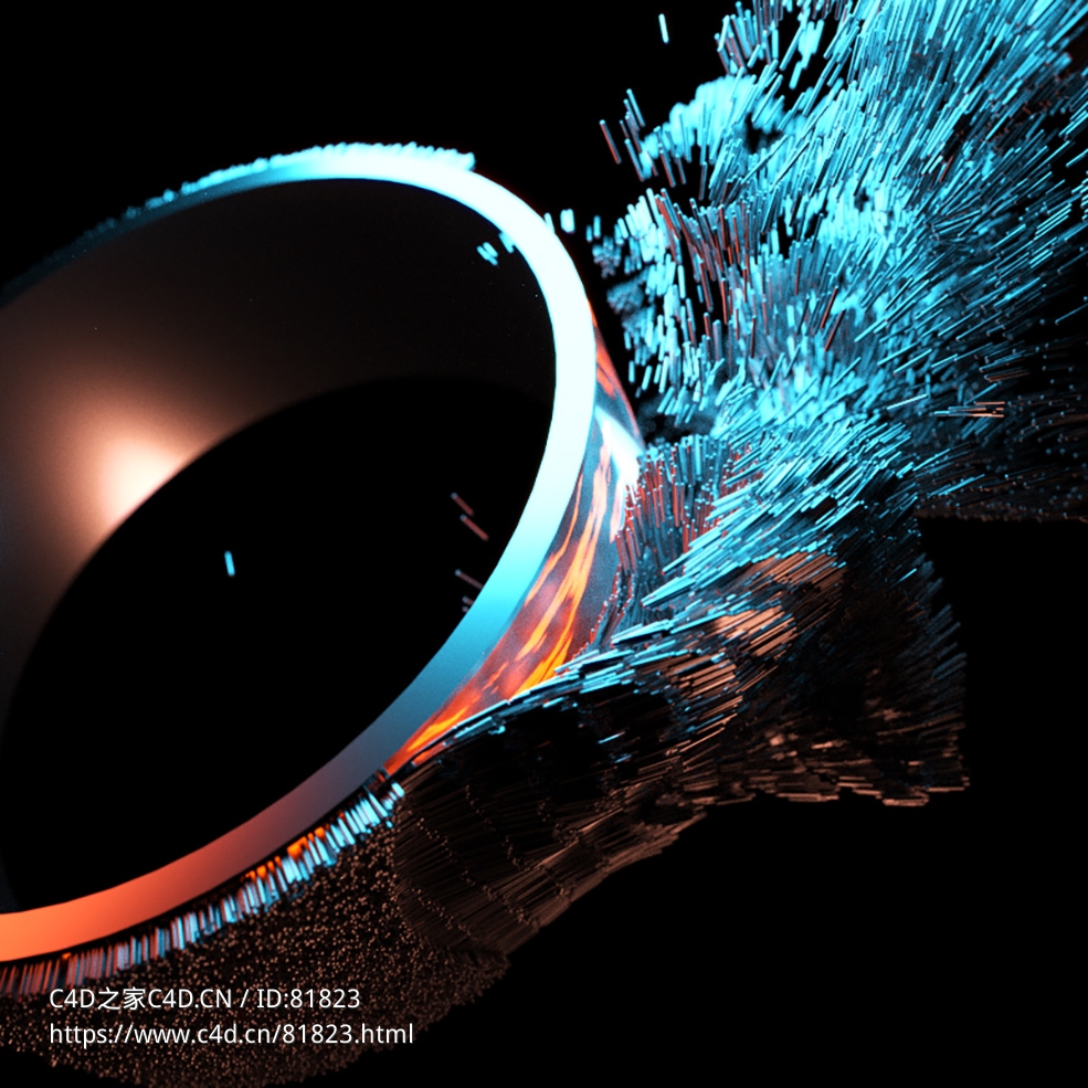 圆环上粘性粒子飞散negate unstick r16-r23 x-particles cycles4d - C4D之家 - 086.jpg