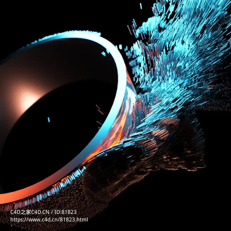 圆环上粘性粒子飞散negate unstick r16-r23 x-particles cycles4d - C4D之家 - 086.jpg