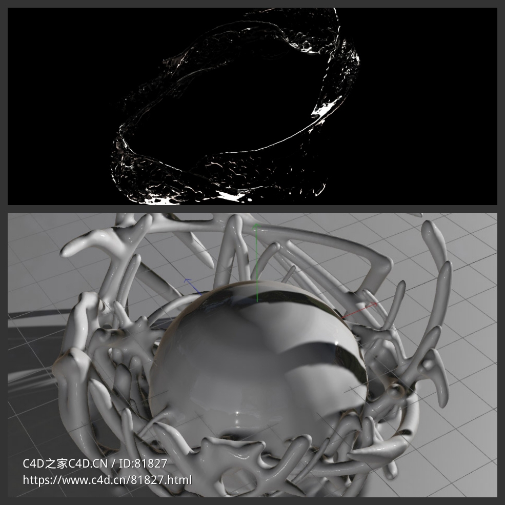 飞溅的水流液体ovdbmesher examples r16-r23 x-particles cycles4d - C4D之家 - 090.jpg