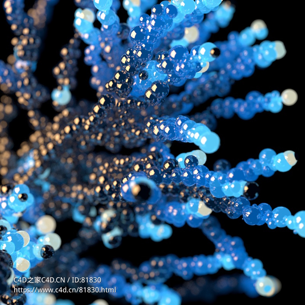 串连的粒子球particlefx self spawning examples r16-r23 x-particles cycles4d - C4D之家 - 093.jpg