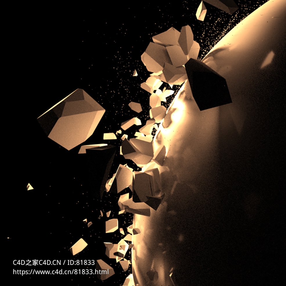 球体表面粒子破碎Recursive Shatter R16-R21 (X-Particles/Cycles 4D) - C4D之家 - 096.jpg