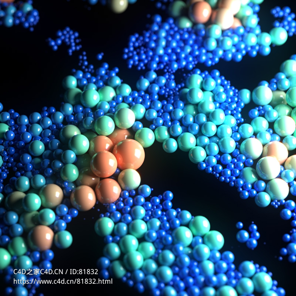 推动挤压粒子圆球push apart texture r16-r23 x-particles cycles4d - C4D之家 - 095.jpg