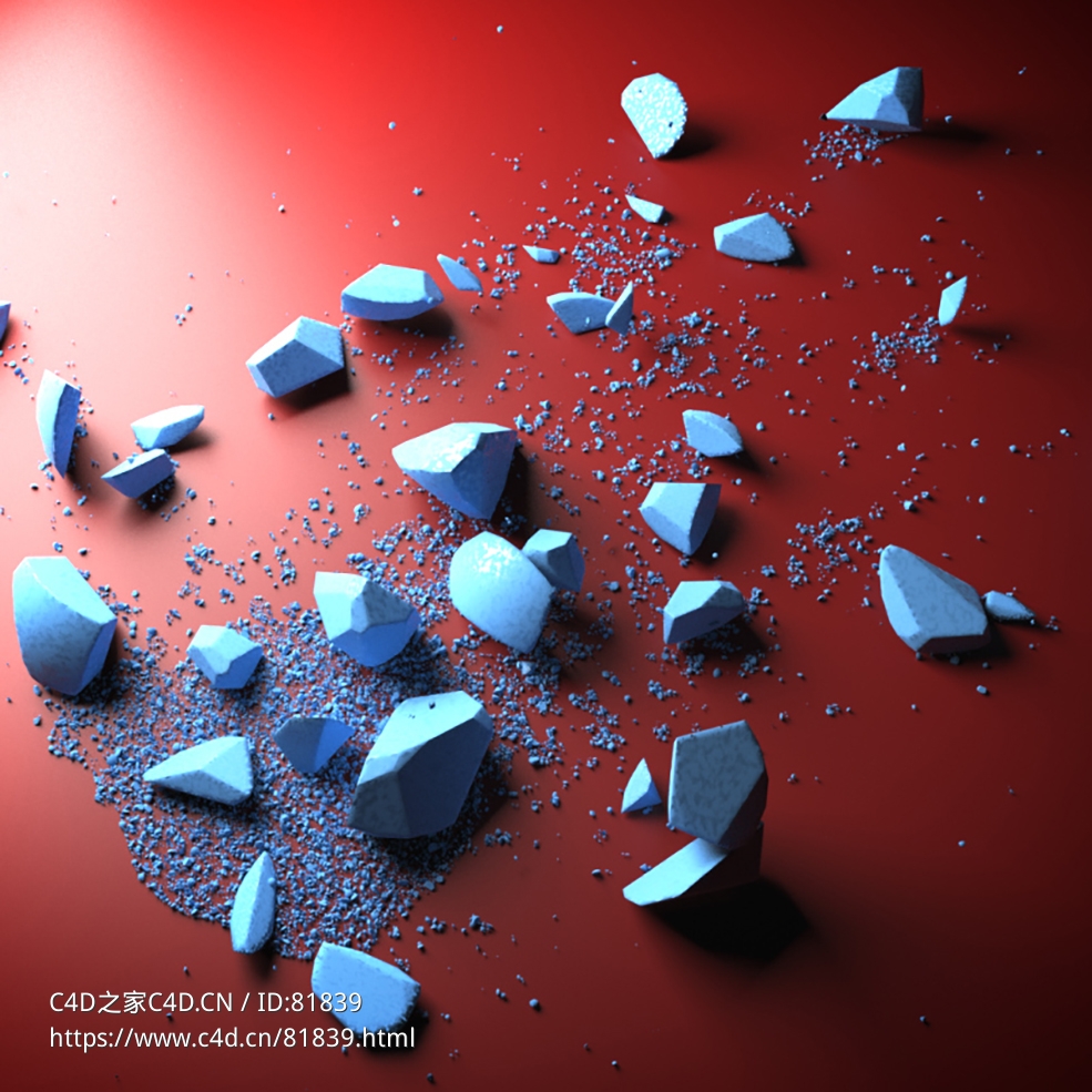 碰撞破碎Shatter on Collision R16-R21 (X-Particles/Cycles 4D) - C4D之家 - 102.jpg