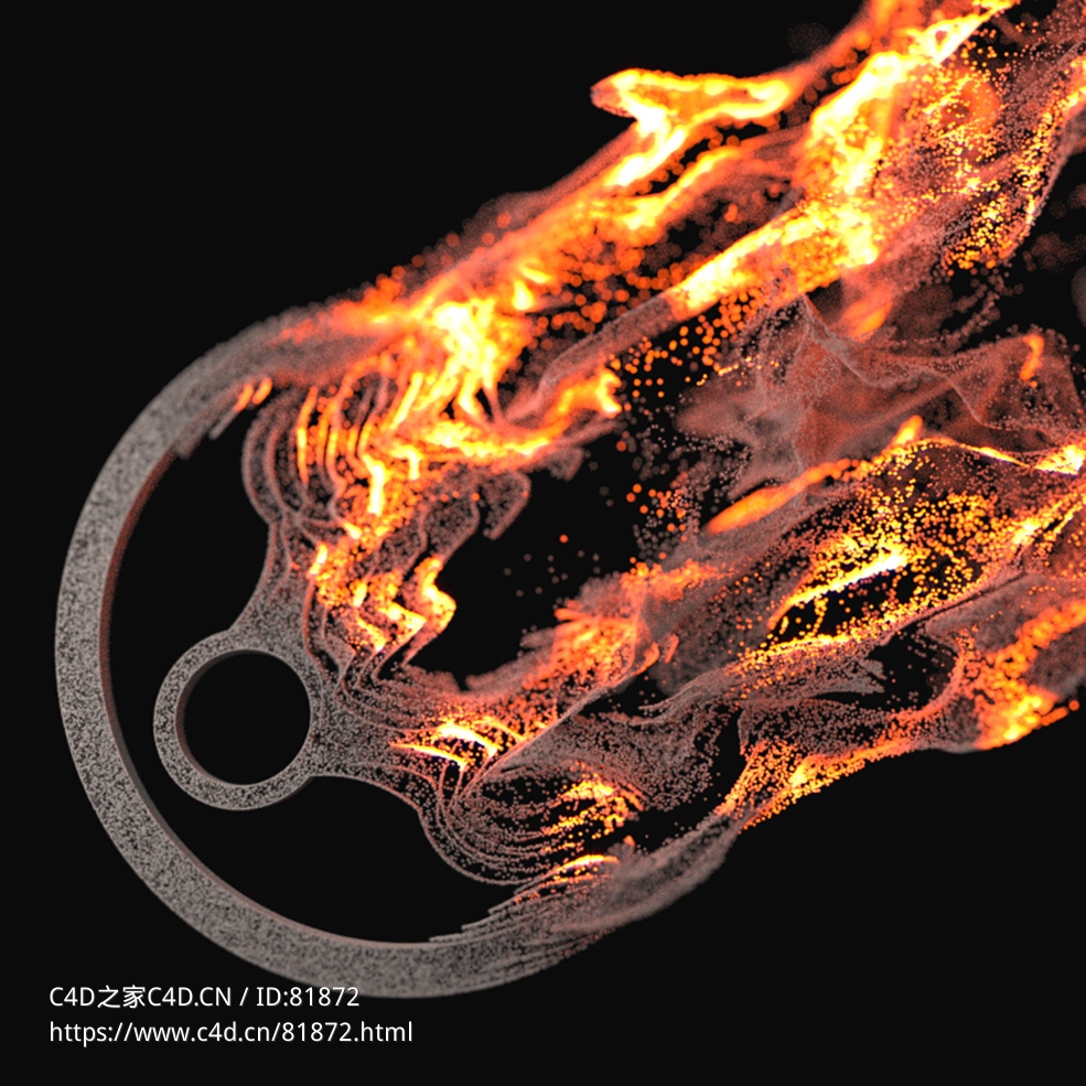 logo燃烧粒子消散x-particles+cycles4d 04 efx group support - C4D之家 - 131.jpg
