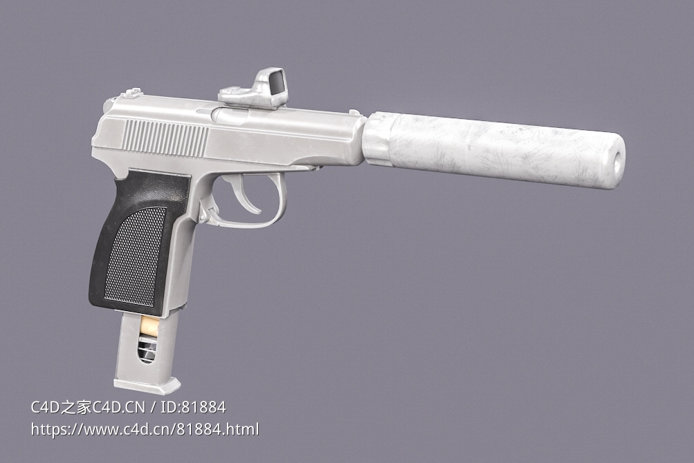 马卡洛夫手枪Makarov PM - C4D之家 - 6.jpg