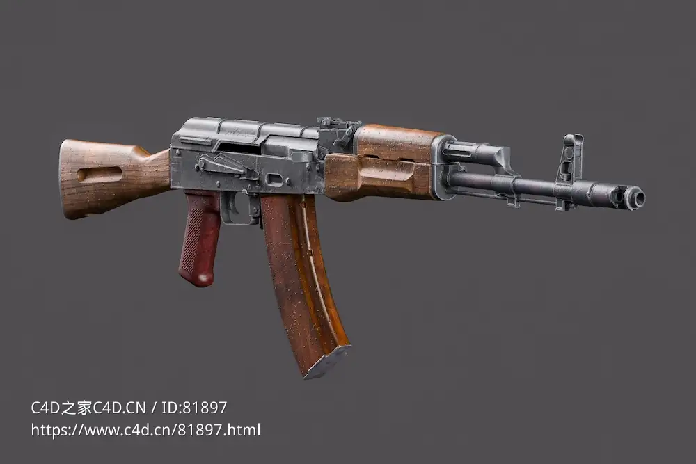 AK-74自动步枪AK-74 Wooden Furniture