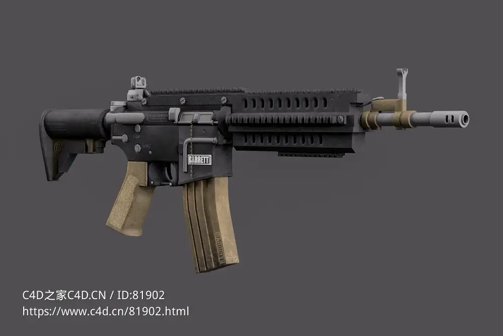 巴雷特M468特种卡宾枪Barrett M468 Assault Rifle