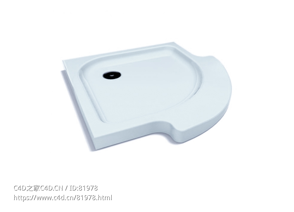 扇形形单人淋浴底座 - C4D之家 - 27.jpg