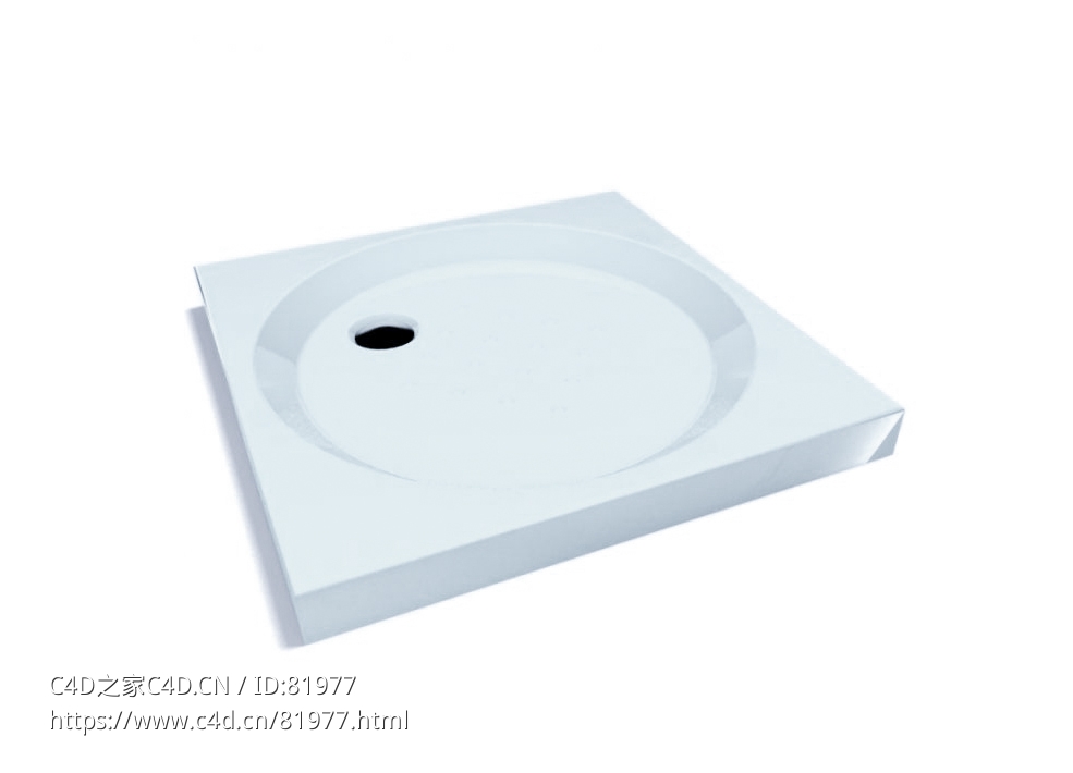 圆形单人淋浴底座 - C4D之家 - 26.jpg