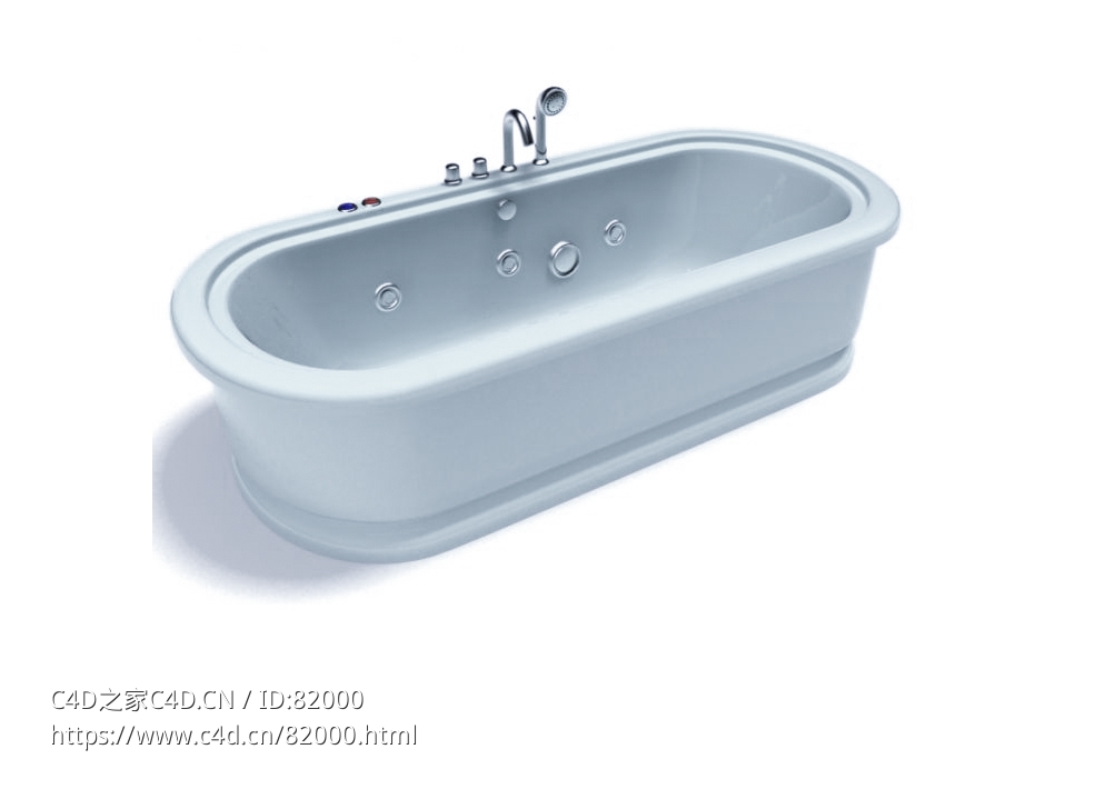 椭圆形泡澡浴缸 - C4D之家 - 49.jpg