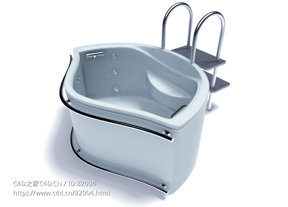 带扶手椅异形浴缸 - C4D之家 - 53.jpg