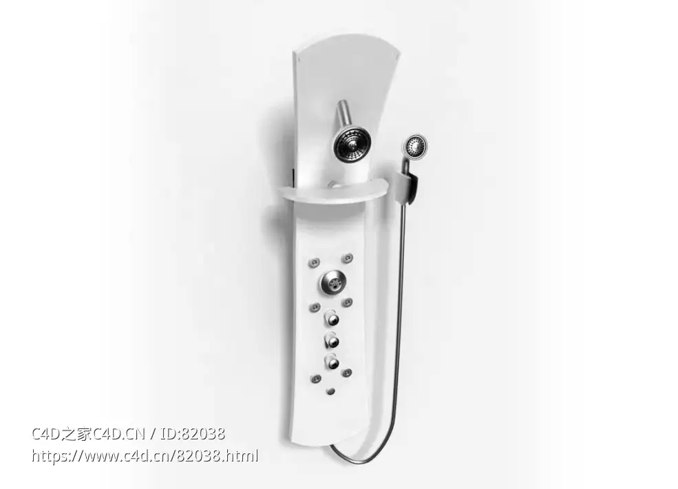 淋浴面板喷头花洒 - C4D之家 - 87.jpg