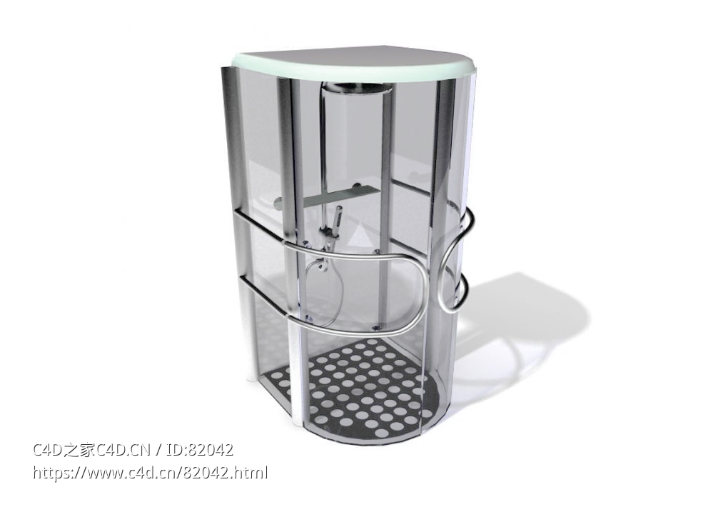 整体淋浴房带防滑底座 - C4D之家 - 91.jpg