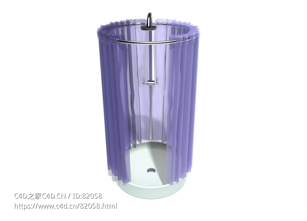 圆形浴帘淋浴间