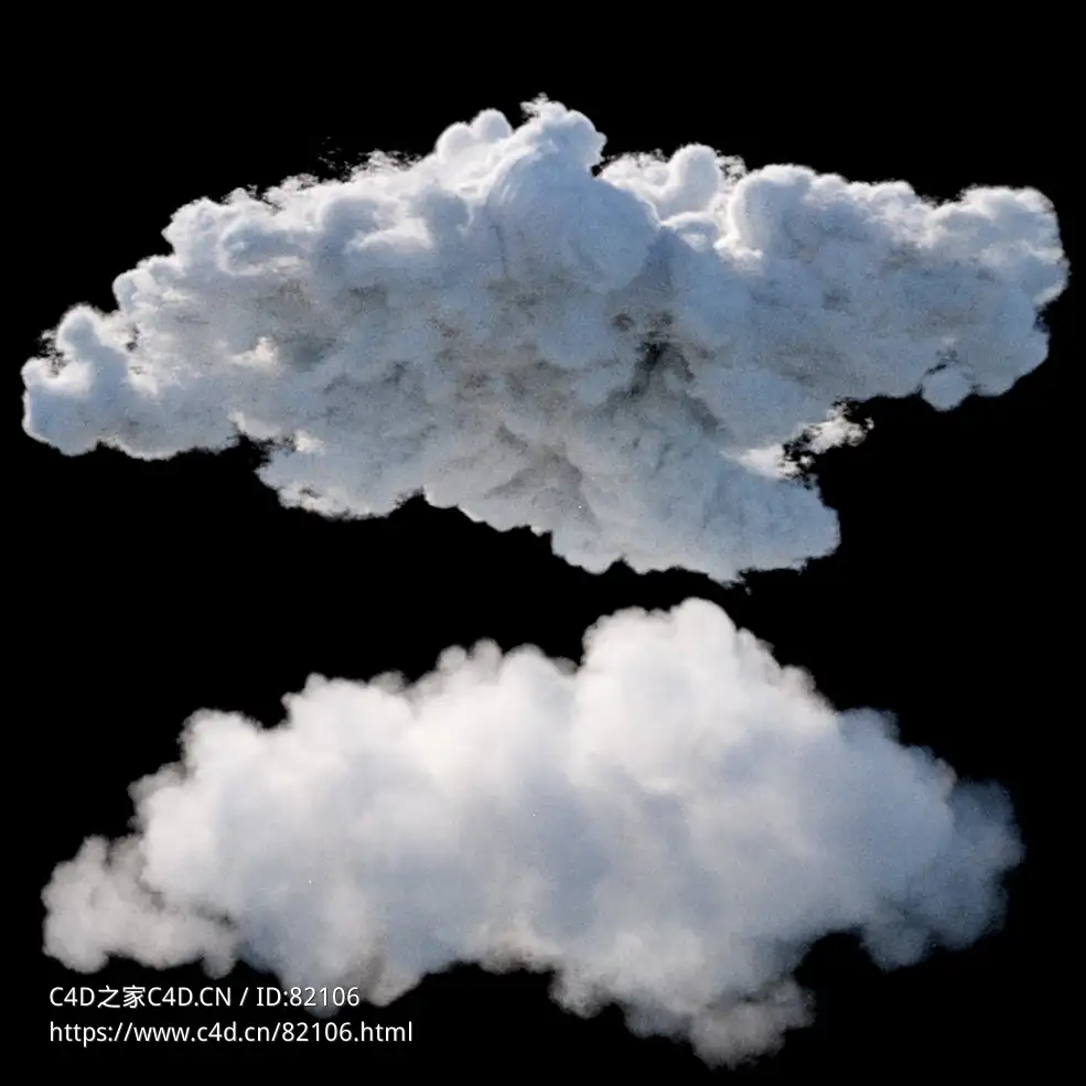 白云雾团xpopenvdbimporter-basic clouds r19-r25