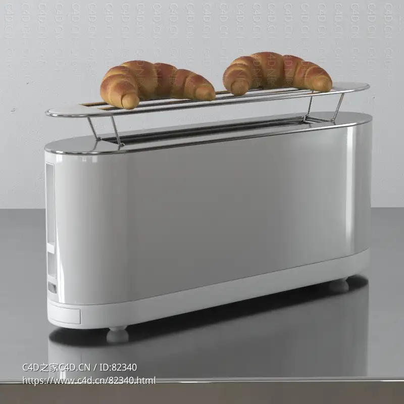 烤面包架厨房用品c4d模型下载
