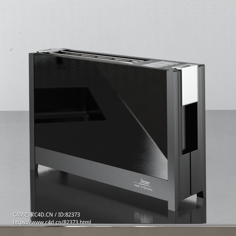 嵌入式微波炉厨房用品c4d模型下载 - C4D之家 - 030_Vray.jpg