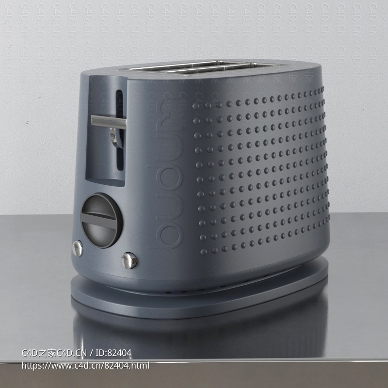 面包机多士炉厨房用品c4d模型下载