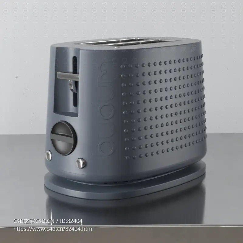 面包机多士炉厨房用品c4d模型下载