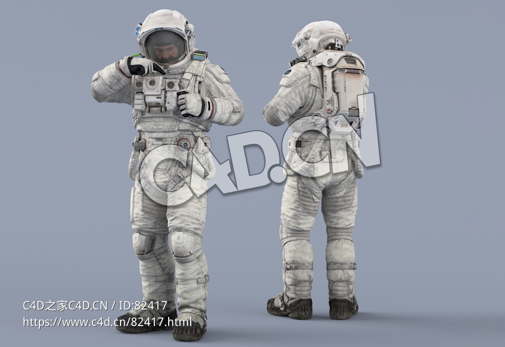 整前胸前设备的白色太空服大胡子男性宇宙飞行员Idle Chest Device - C4D之家 - 64.jpg