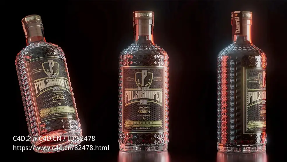 C4D+redshift酒瓶建模渲染视频教程 含模型文件 - C4D之家 - 屏幕快照-2023-12-05-下午3.50.34.jpg