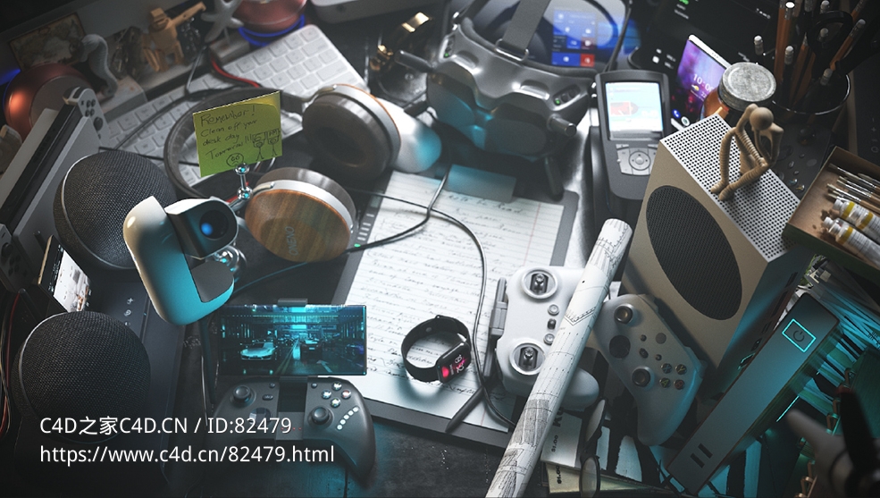 59个电子产品c4d模型合集Evermotion - Archmodels vol. 261