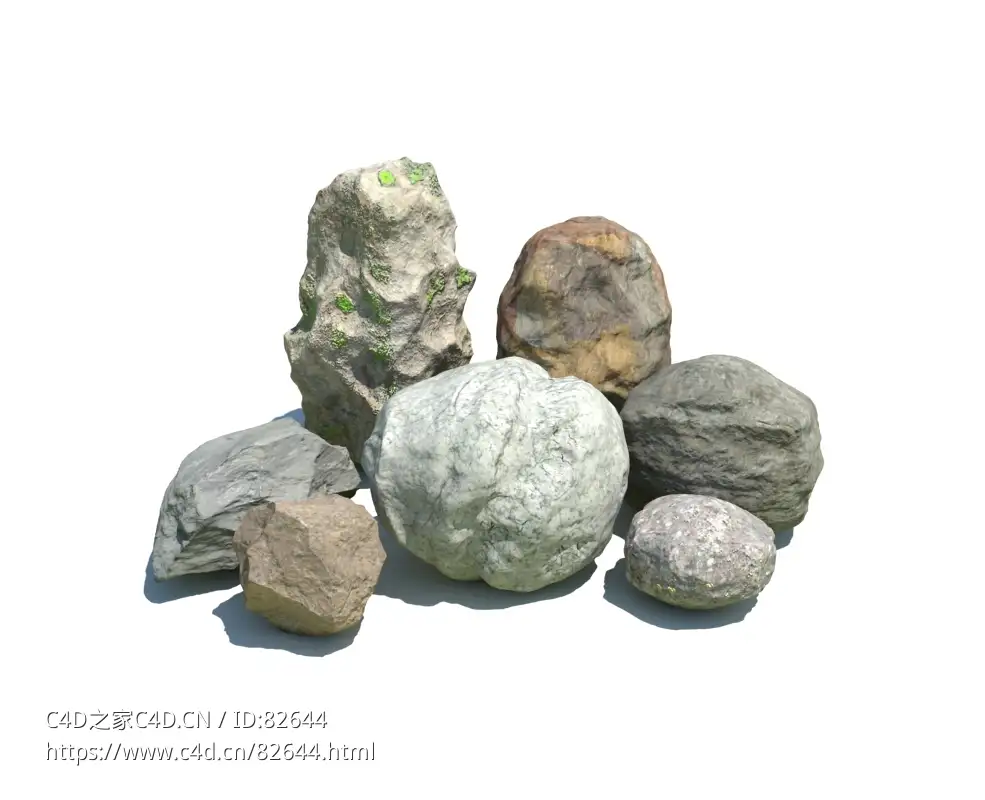 石头块large stones - C4D之家 - 148.jpg