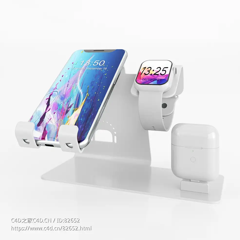 手机手表耳机电子产品Watch Smarfon DockingStation数码产品模型下载