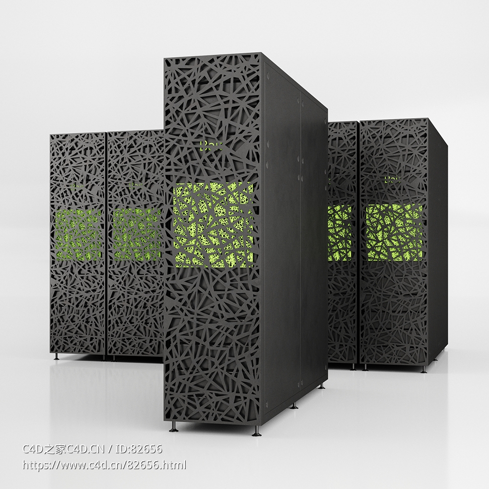 艺术电脑服务器主机Server数码产品模型下载