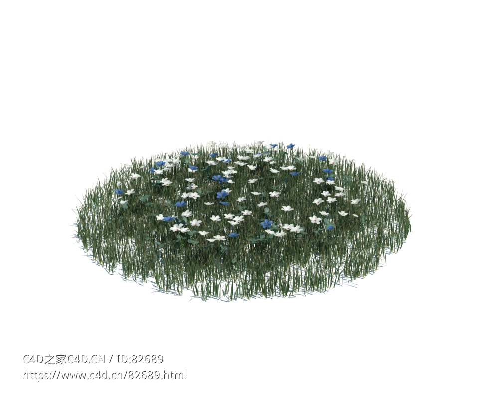 草花绿地草坪simple grass large v3 - C4D之家 - 123.jpg