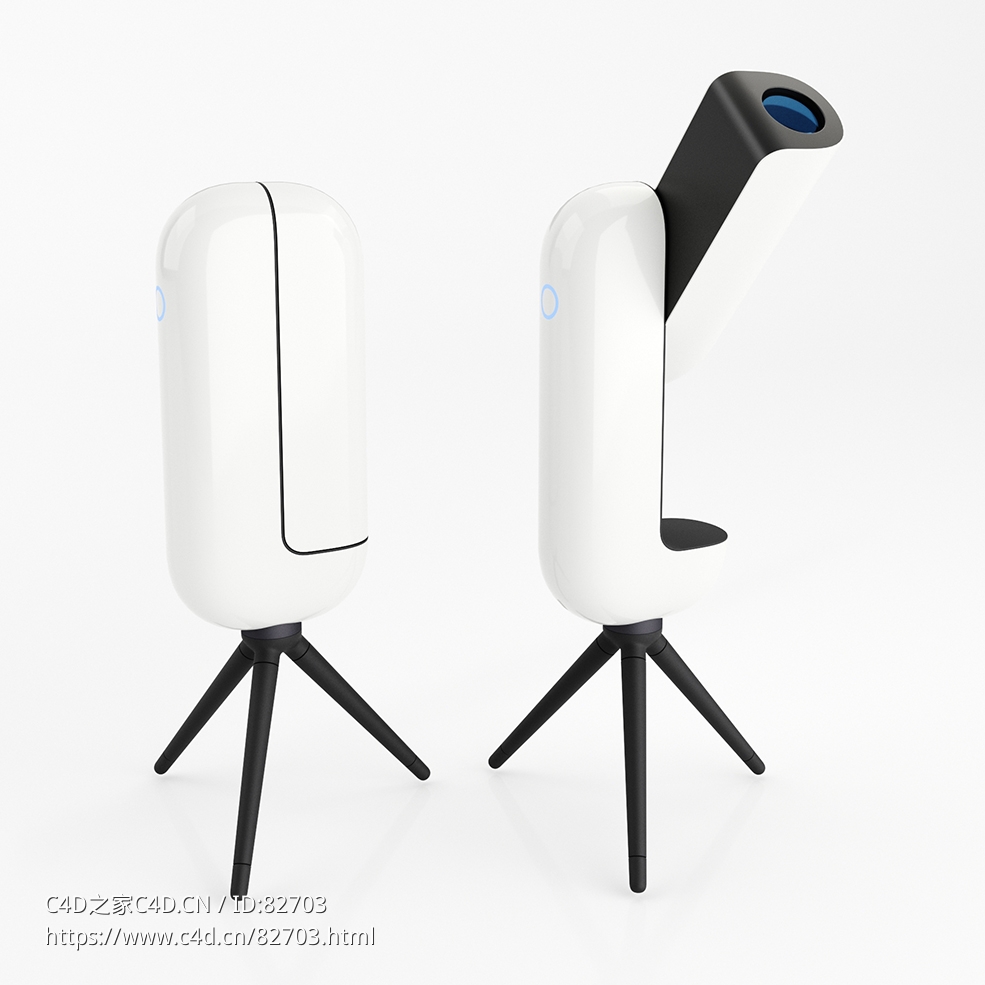 迷你天文望远镜Vespera数码产品模型下载