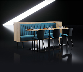 餐厅家具：餐厅沙发椅餐桌