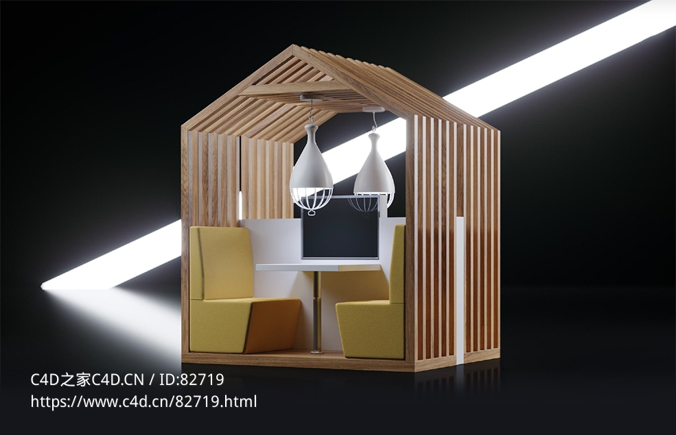 商超家具：双人小木室餐桌 - C4D之家 - 53.jpg