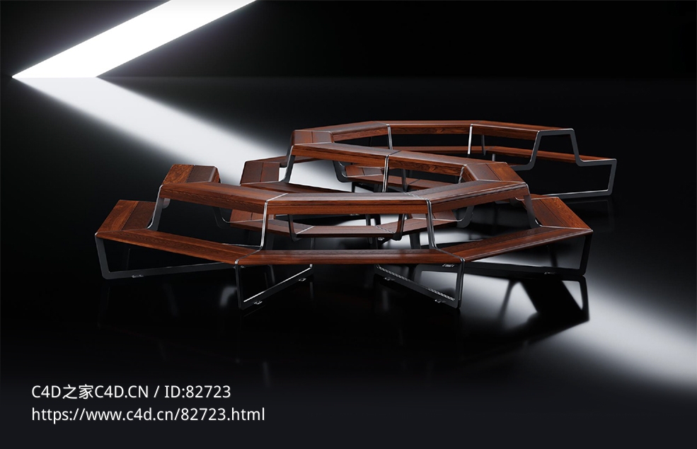 商超家具：S形双层木椅 - C4D之家 - 57.jpg