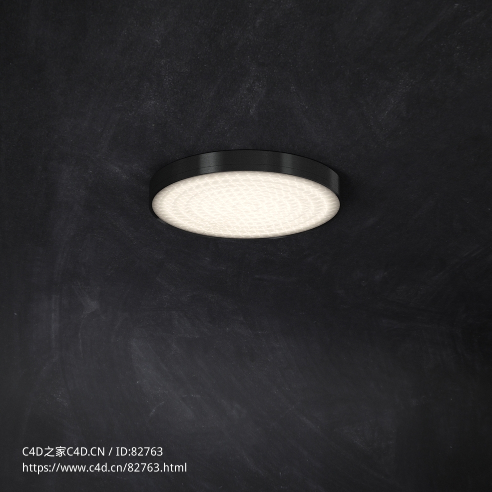 室内灯具模型：明装筒灯