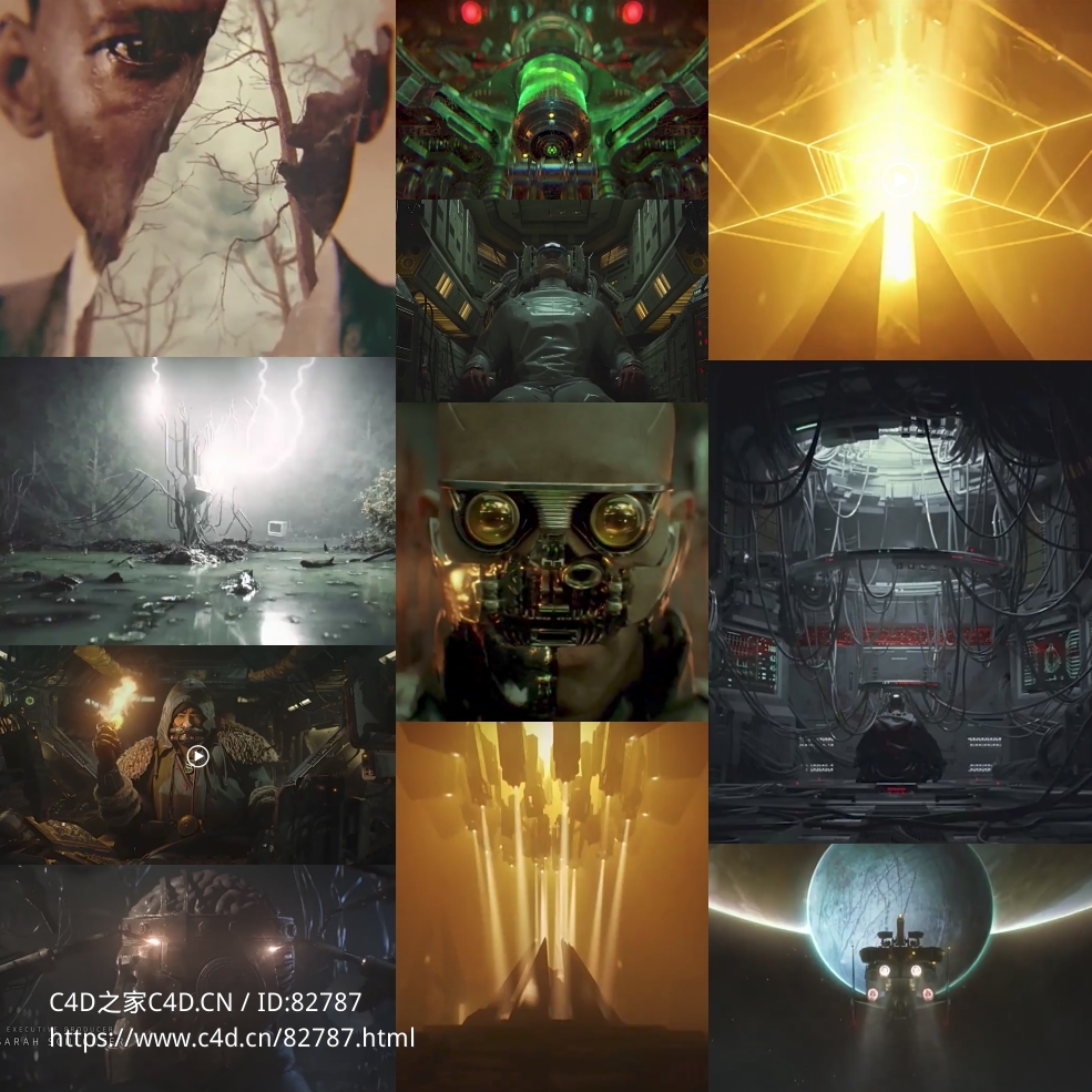 100GB+韩语大师级C4D特效全面教程Coloso – Mastering C4D: A Step-by-Step Guide to Unleashing Your Potential