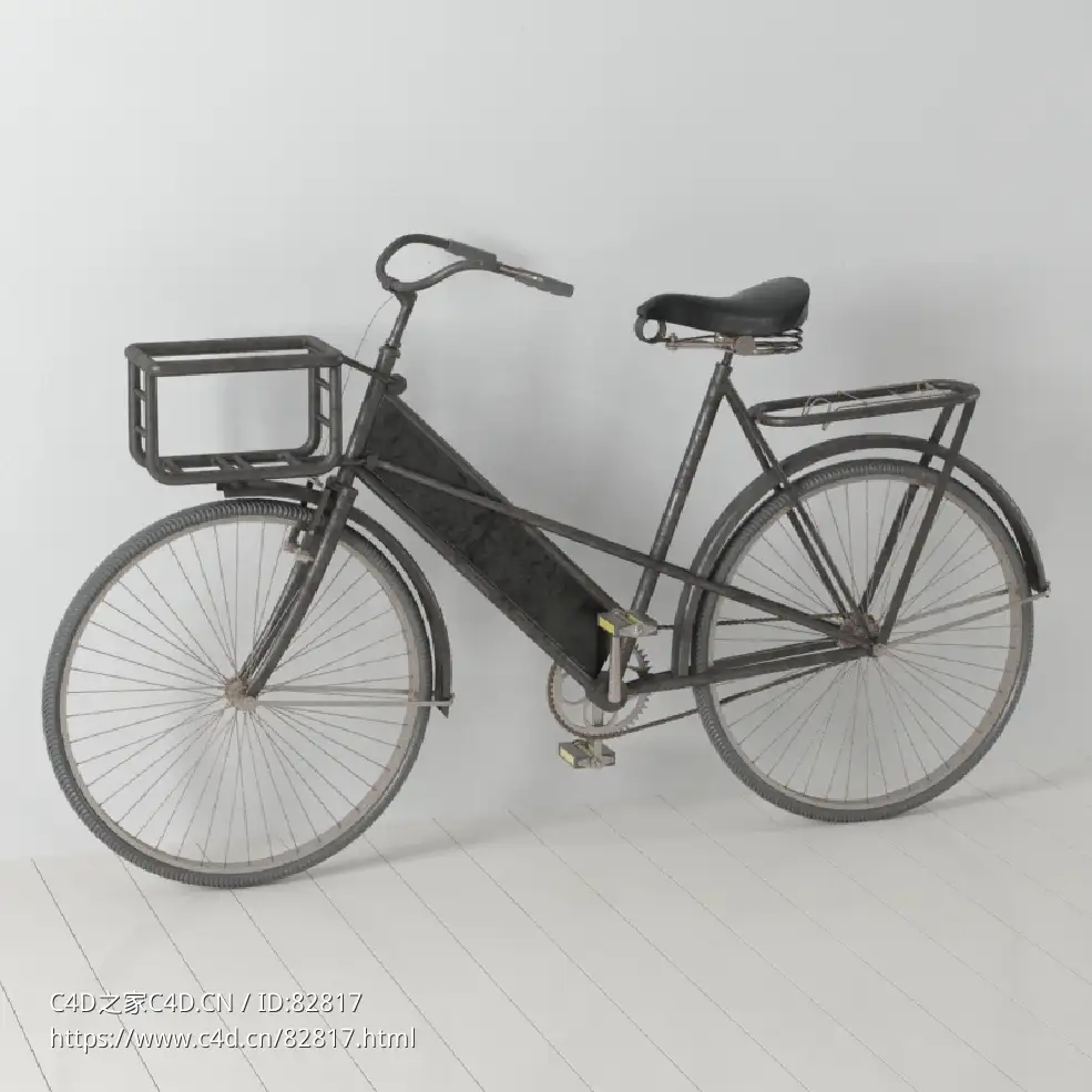 桌台装饰品：复古自行车 - C4D之家 - 035.jpg